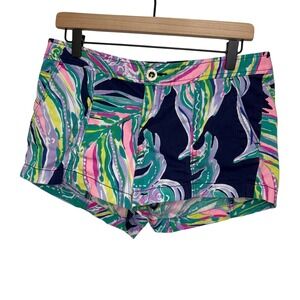 Lilly Pulitzer The Liana Short Size 6 Colorful Print Womens Shorts